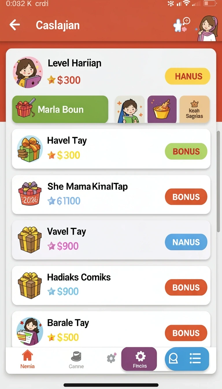 Tampilan utama aplikasi Review Aplikasi hajar777 yang intuitif dan efisien.