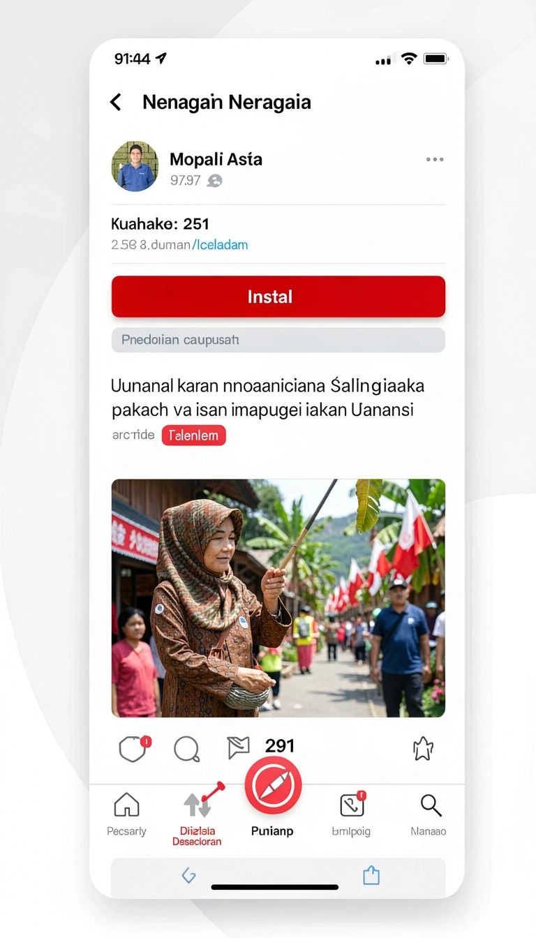 Tampilan utama aplikasi Review Aplikasi rpidn77 yang intuitif dan efisien.