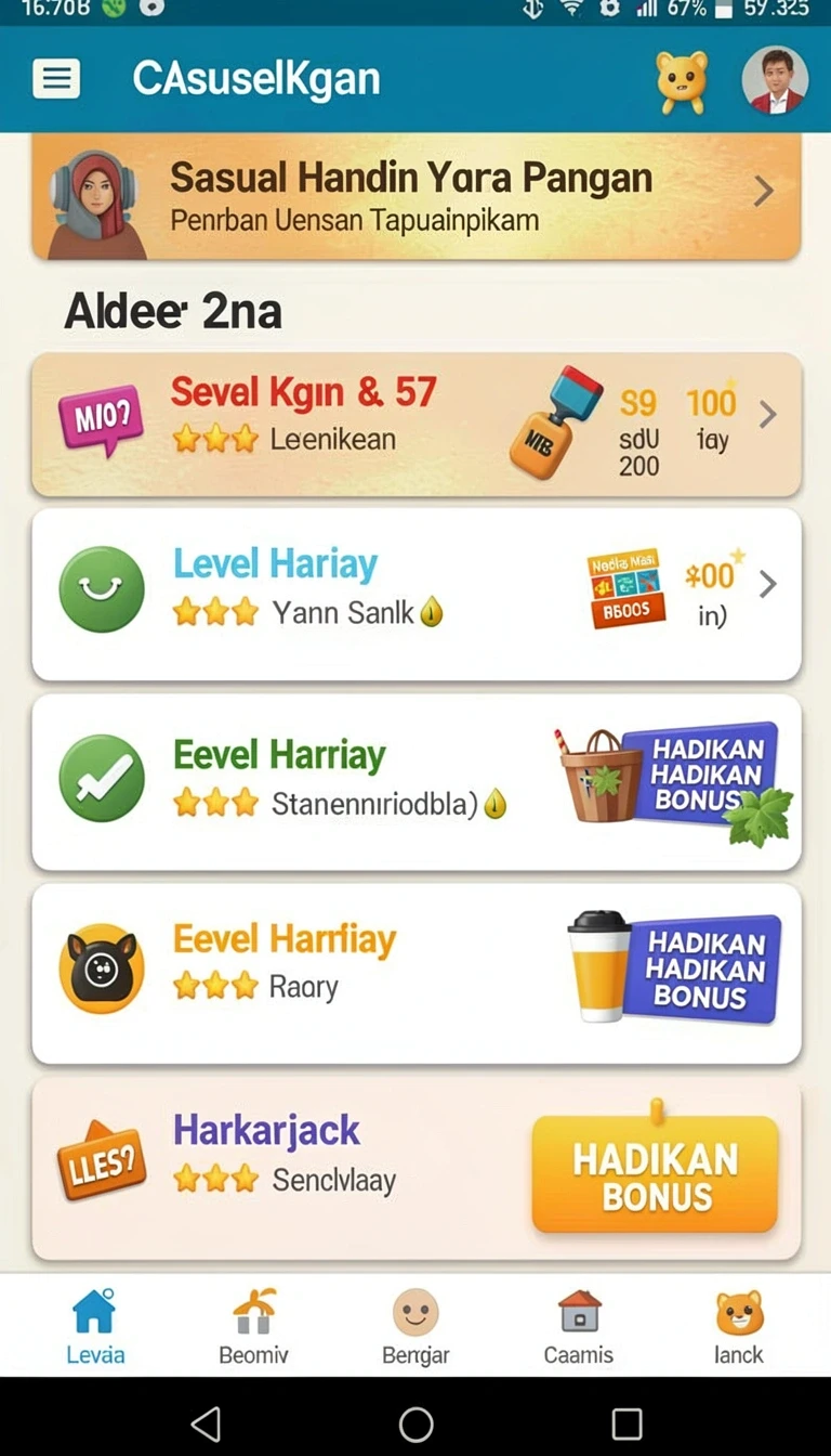 Tampilan utama aplikasi id678 App APK Terbaru yang intuitif dan efisien.